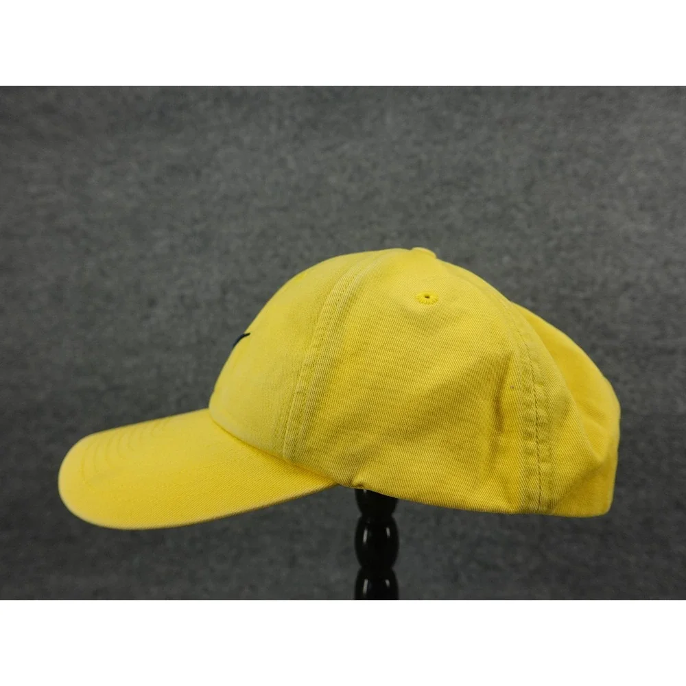 Nike Baseball Cap Unisex OSFM Yellow Heritage 86 Embroidered Swoosh Hat